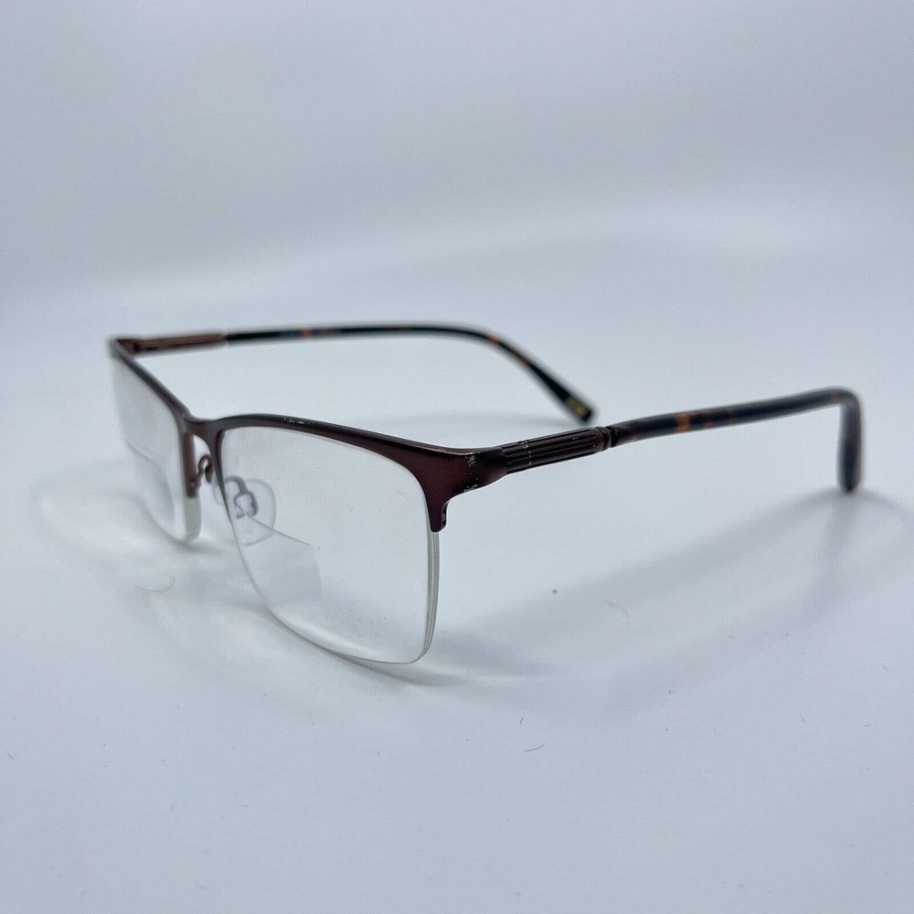 Beverly Hills Polo Club BHPC 83 COL 10 Eyeglassesā Frames Brown Half Rim H6855